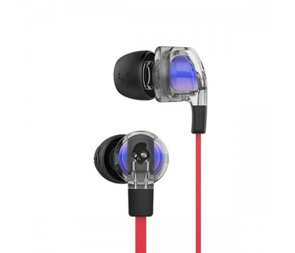 SKULLCANDY S2PGGY-391 SMOKIN BUDS 2, SPACED OUT CLEAR/BLACK