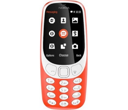 نوكيا (3310) تليفون محمول ثنائى الشريحة, ذو لون أحمر