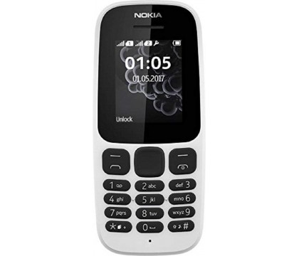 نوكيا (105) تليفون محمول, ذو لون أبيض