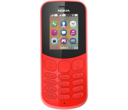 NOKIA 130 FEATURE PHONE DS, RED
