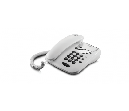 MOTOROLA CT1 WIRED PHONE, WHITE