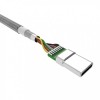 Silicon Power SP1M0ASYLK30AC1G Cable Type C Nylon 1m, Gray 