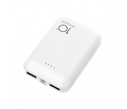 ZENTALITY P004 POWER BANK 10000 MAH, WHITE