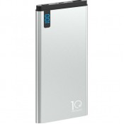 ZENTALITY P10 POWER BANK ALUMINUM 10000 MAH, SLIVER