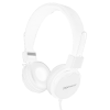 ZENTALITY E-008  STEREO HEADPHONE WITH MIC, WHITE
