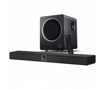 بورش دوب (X1) ساوند بار مقاس 6.5 بوصة ومضخم الصوت بمنفذ B.T ومنفذ USB وضوء LED بصري بقدرة 50 وات وبجهاز تحكم عن بعد