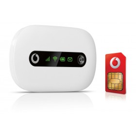 Huawei Vodafone R206 Portable Mobile 3G Wi-Fi Hotspot + SIM with Preloaded 2x1GB Data