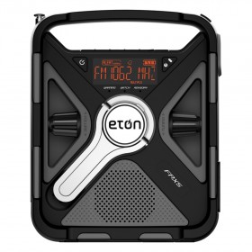 Eton FRX5S Emergency Radio The Rugged, All-Purpose, Quad-Power, Smartphone & Tablet Charging Radio With Customizable Weather and S.A.M.E. Alerts