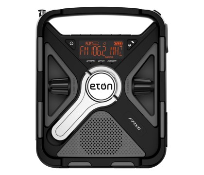 Eton FRX5S Emergency Radio The Rugged, All-Purpose, Quad-Power, Smartphone & Tablet Charging Radio With Customizable Weather and S.A.M.E. Alerts