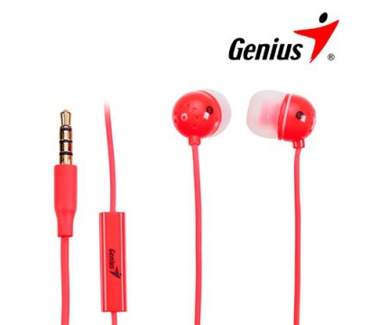 Genius HS-M210 In-Ear Mobile Headset w/ Mic DEEPPINK 31710183104