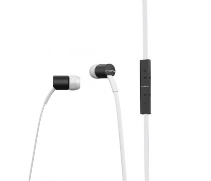 SOL REPUBLIC 1111-31 JAX In-Ear Headphones with 3-Button Mic and Music Control - White/Black