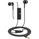 SENNHEISER EAR SET WITH MIC FOR IPHONE, MM 30I BLACK
