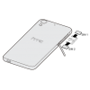إتش تى سى (99HAED051-00) تليفون محمول ثنائى الشريحة ذو لون أبيض  DESIRE 626 G+