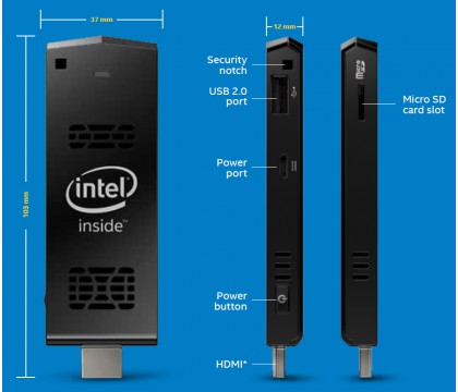 Intel STCK1A32WFC compute stick