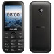 فيليبس (CTE160BK/00) تليفون محمول صغير ذو لون أسود و ثنائى الشريحة
