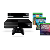 Microsoft XBOX ONE CONSOL X19-95393-01 WITH KINECT+ KSR,ZOO,DANCE CENTRAL