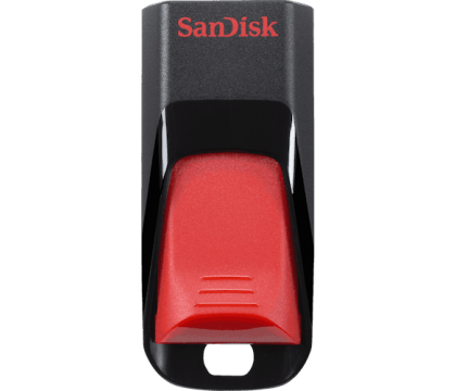 SanDisk SDCZ51-016G-B35 Cruzer Edge 16GB USB 2.0 Flash Drive, Black