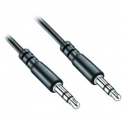 PASSION4 PASS1036 AUX CABLE 3.5 MM STEREO AUDIO CABLE 1M BLK