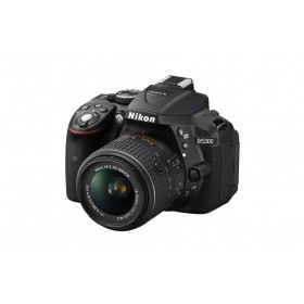 Nikon D5300 24.2MP Digital SLR Camera (Black) with AF-P 18-55mm VR Kit Lens, 8GB Card + Camera Bag