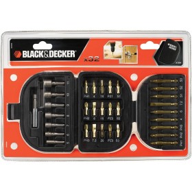 Black and Decker A7094-XJ Tool Set 32 Units Wrench Set nut driver bit