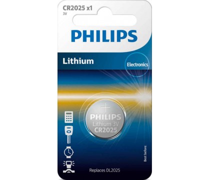 Philips CR2025/01B Minicells Battery CR2025 Lithium