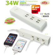 فانسون (SP-11USBI) شاحن يو إس بى بعدد 6 مخارج لشحن أجهزة التابلت و التليفونات الذكية