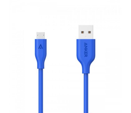 ANKER A8132031 PowerLine 3ft Micro USB, BLUE, A8132H31