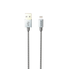 ODOYO PS220SL Metallic MFI Lightning to USB Cable, 2M, Silver