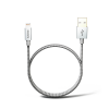 ODOYO PS220SL Metallic MFI Lightning to USB Cable, 2M, Silver
