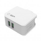 SILICON POWER SP2A4ASYWC102PUW Home Charger 2.4A Dual USB, White 