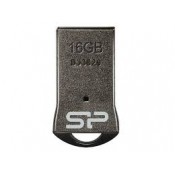 SILICON POWER SP016GBUF2T01V1K FLASH DRIVE TOUCH T01 16GB, METAL BLACK