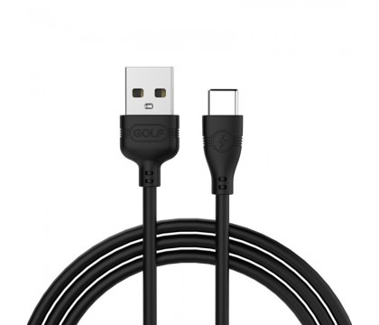 GOLF GC-63T USB TO TYPE C CABLE 1M, BLACK