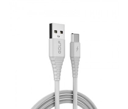 GOLF GC-64t Type-C USB Cable 1M, WHITE