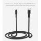 GOLF GC-58i Apple LIGHTNING GUARDIAN FLAT CABLE 1M, BLACK