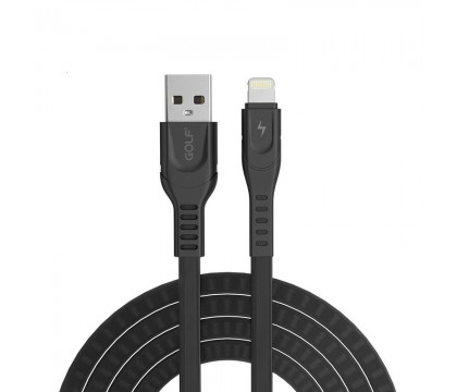 GOLF GC-58i Apple LIGHTNING GUARDIAN FLAT CABLE 1M, BLACK