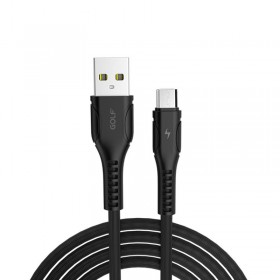 GOLF GC-57M USB TO MICRO CABLE 1M, BLACK