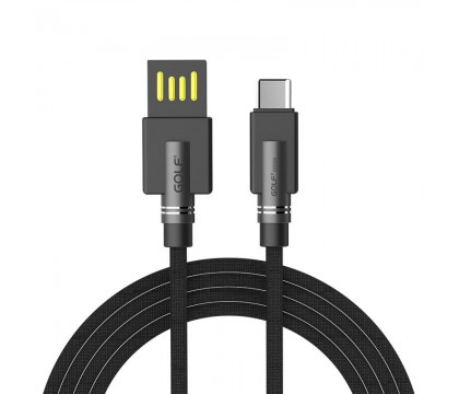 GOLF GC-54T Type-C USB SHUTTLE CABLE 1M, BLACK