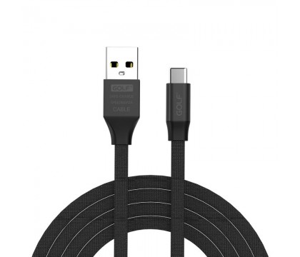 GOLF GC-55T USB TO LIGHTNING CABLE 1M, BLACK