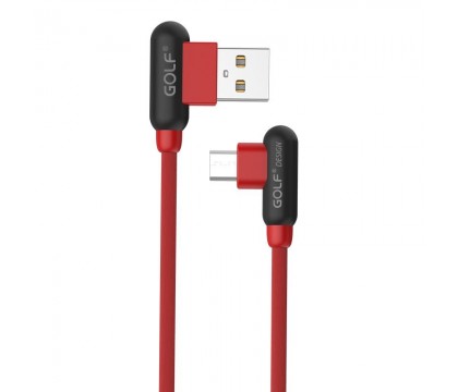GOLF GC-45M USB TO MICRO CABLE 1M, RED
