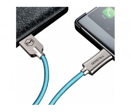 MCDODO CA-4391 USB TO TYPE C CABLE 1M, TIFFANY BLUE
