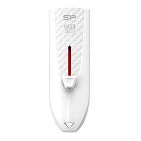 SILICON POWER SP064GBUF3B25V1W FLASH DRIVE  BLAZE B25 64GB USB 3.1, WHITE