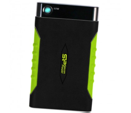 SILICON POWER SP010TBPHDA15S3K HD 1TB USB 3.1 ARMOR A15, BLACK/GREEN