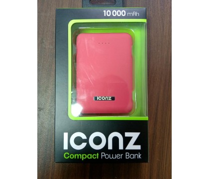 Iconz PR10R POWER BANK 10000mAh, Red