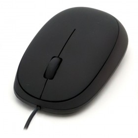 ICONZ M02K WIRED OPTICAL MOUSE USB, BLACK 