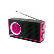أى هوم راديو مزود ببمنبه(iHome Realtone Retro Alarm Clock Radio (Pink))