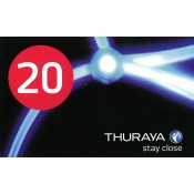 كارت ثريا ( Thuraya Scratch Card 20 Unit ) 
