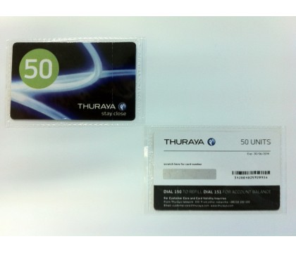 Thuraya Scratch Card 50 Unit