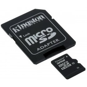  كارت ميمورى كينجستون (Kingston MICRO SD 32GB (SDHC) CLASS 10 PROF SDC10/32GB)