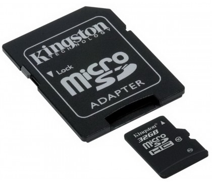  كارت ميمورى كينجستون (Kingston MICRO SD 32GB (SDHC) CLASS 10 PROF SDC10/32GB)