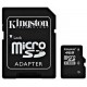  كارت ميمورى كينجستون (Kingston MICRO SD4GB (SDHC) CLASS 4 CARD+ADAPTER SDC4/4GB)